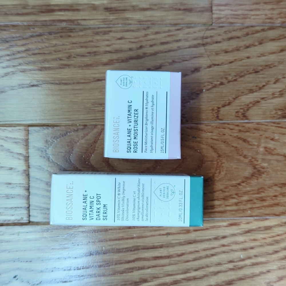 NWT Biossance Brightening Travel Duo